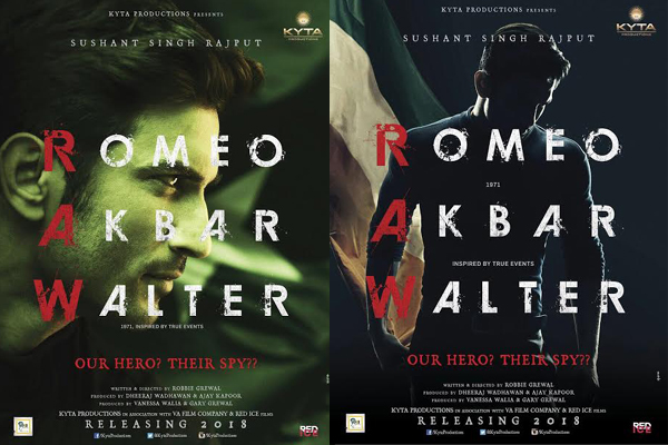 Sushant Singh Rajput shares two posters of Romeo Akbar Walter