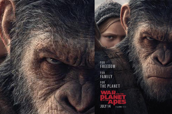  War for the Planet of the Apes poster, trailer released