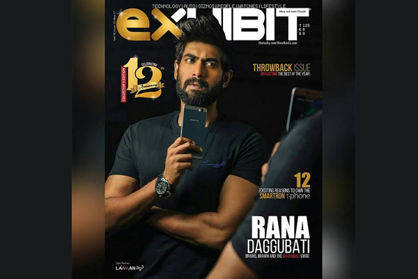 Rana Daggubati features on Exhibit magazine cover