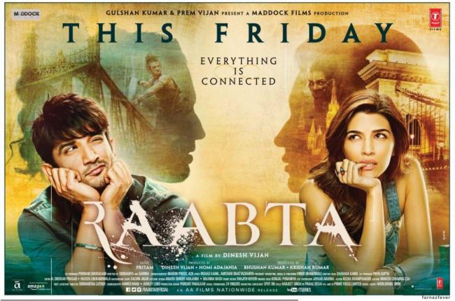 Sushant, Kriti's Raabta opening weekend grosses over Rs 15 cr
