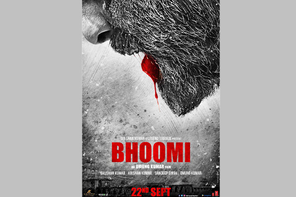 Sanjay Dutt's blood soaked look wows in 'Bhoomiâ€™ teaser poster