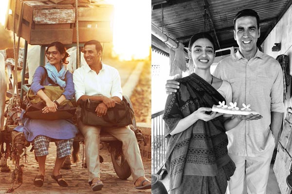 Akshay Kumar shares two images from upcoming movie Padman