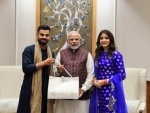 Newly weds Virat and Anushka meet PM Modi in Delhi