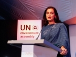 Dia Mirza hosted the Earth Champs Awards at the UN Environment Assembly in Nairobi with other international leaders