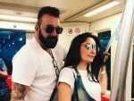 Sanjay Dutt enjoys metro ride with wife Maanayata