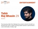Tahir Raj Bhasin on the Forbes India 30 Under 30 2017 list