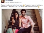 Aditya Roy Kapur crosses 1 million on his first day on FB, receives warm welcome from B-Town