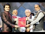 Singer Sonu Nigam honored with 'Haryana Gaurav Samman' 