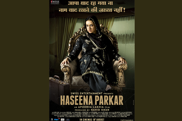 Shraddha Kapoor looks intense, grim in latest â€˜Haseena Parkarâ€™ poster