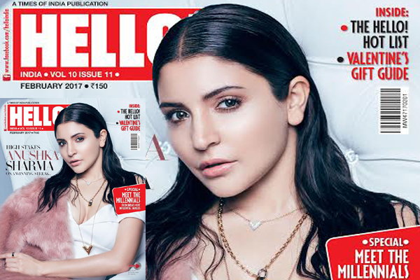 Anushka Sharma is the face of a High Stakes Winning Streak on the Hello Cover!