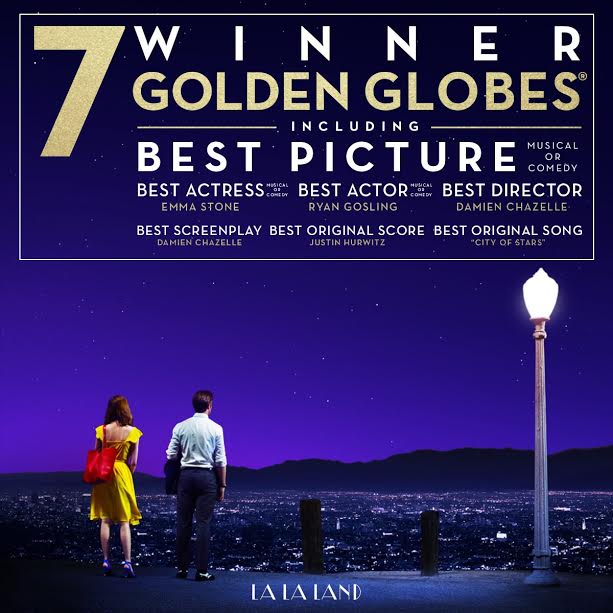 La La Land shines at Golden Globe Awards