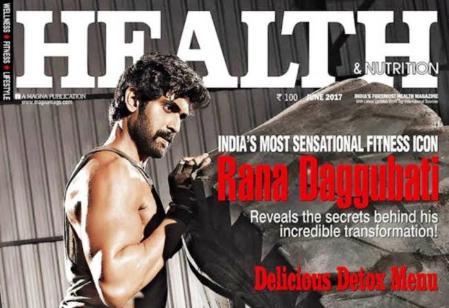Rana Daggubati graces cover of Health and Nutrition Magazine
