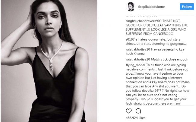 Deepika's latest photo trolled on Instagram