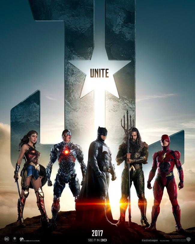 Justice League teaser poster released