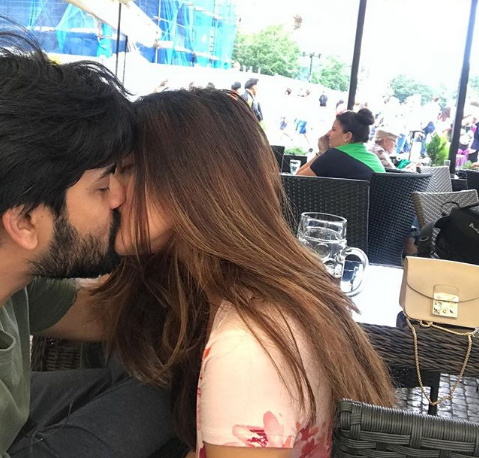Riya Sen kisses husband Shivam, shares romantic image on social media