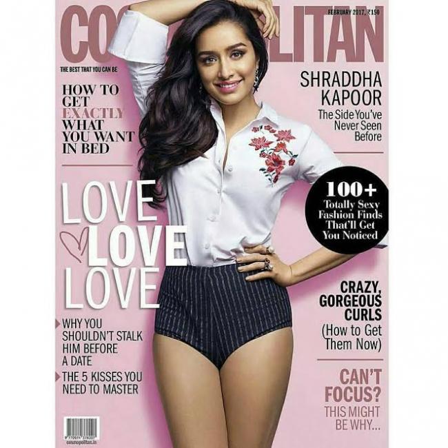 Shraddha Kapoor features on cover of Cosmopolitan India's Feb issue 