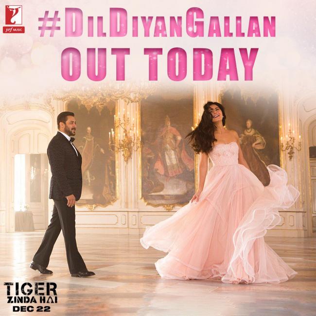 Dil Diyan Gallan song from Tiger Zinda Hai to release today