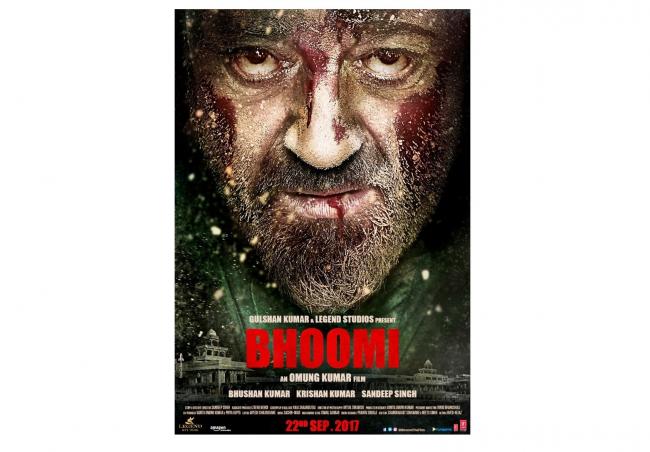 'Bhoomiâ€™ poster reveals an intense Sanjay Dutt