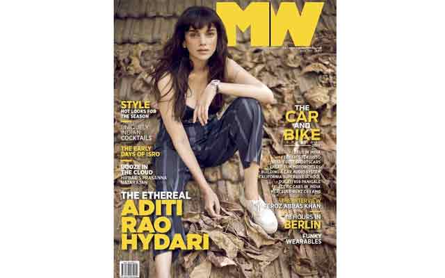 Aditi Rao Hydari on the cover of Man's World Magazine