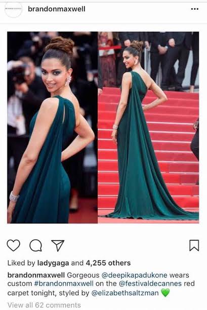 Lady Gaga gives Deepika Padukone a thumbs up for her style at Cannes!