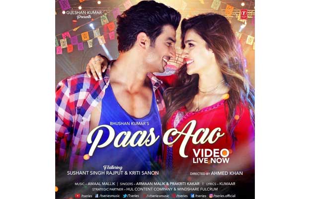 Paas Aao song, featuring Kriti,Sushant, released