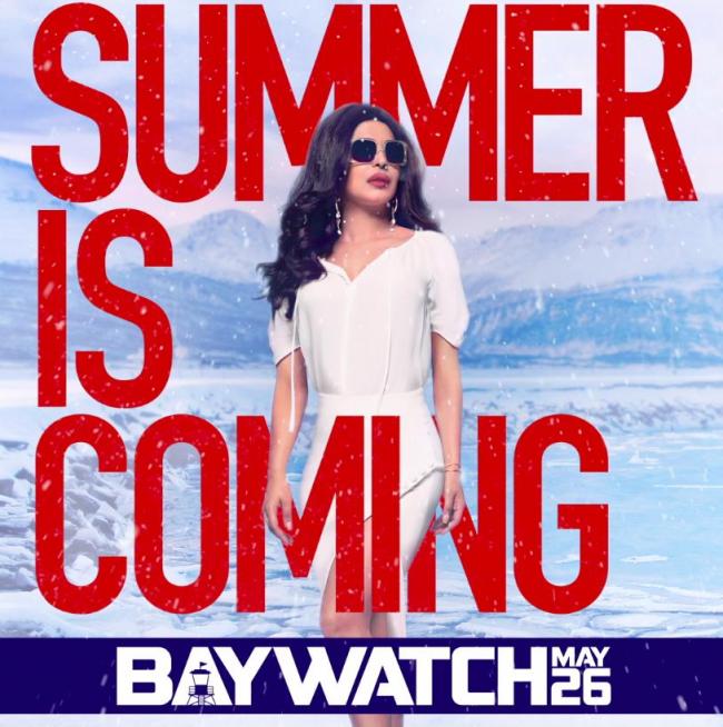 Priyanka Chopra unveils new poster from Baywatch