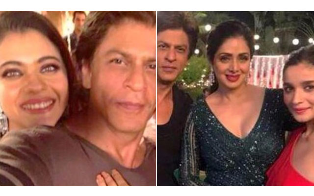 From Kajol to Alia, Shah Rukh Khan brings his leading ladies in one frame