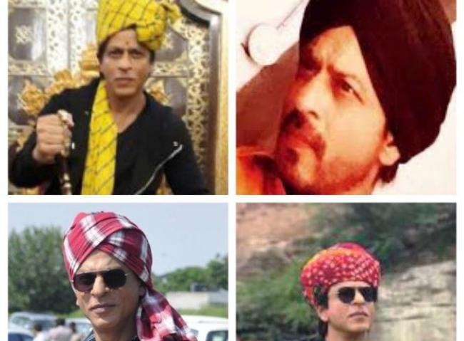 From Punjab to Rajasthan, Shah Rukh Khan seems obsessed with his head gears