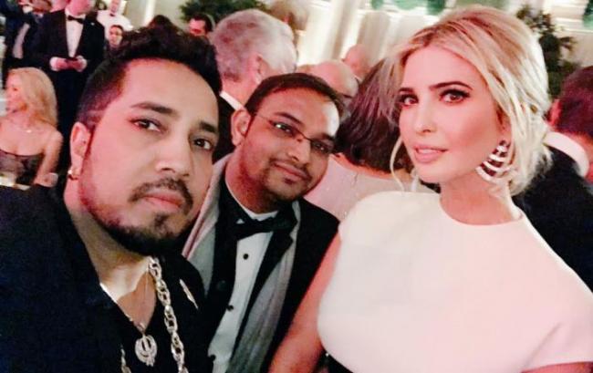  Indian singer Mika Singh attends Donald Trump's pre-inauguration dinner