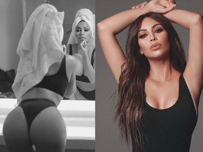 Kim Kardashian shares two bold images on social media