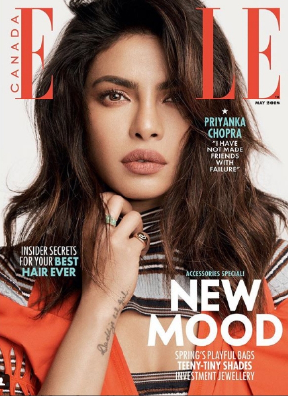 Priyanka Chopra looks gorgeous in Elle Canada magazine cover