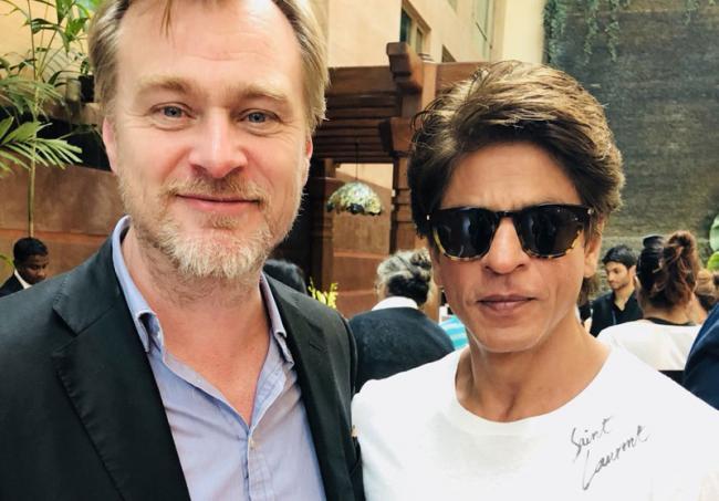 'Fanboy' Shah Rukh Khan meets Christopher Nolan