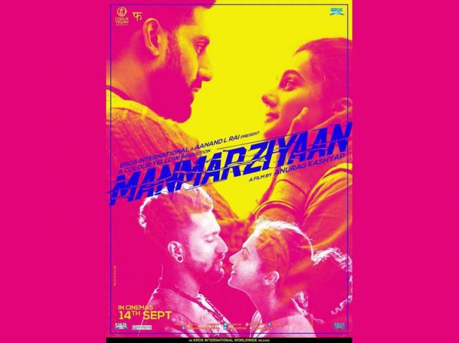 Abhishek Bachchan, Taapsee Pannu starrer Manmarziyaan's trailer to release tomorrow