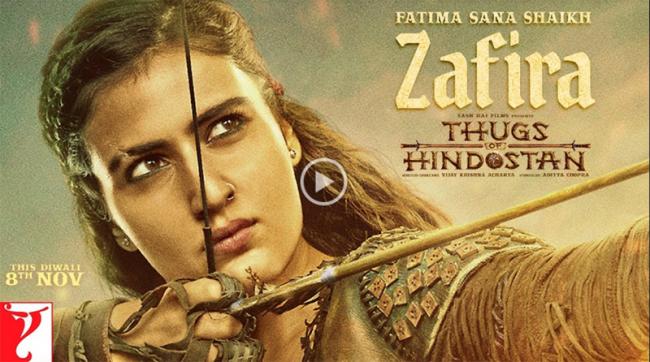 Makers release Fatima Sana Shaikh's first look poster from Thugs of Hindostan 