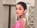 Alia Bhatt dazzles in a saree, shares image on Instagram