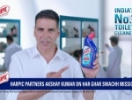 Akshay Kumar joins Harpic as the sanitation champion with its new mission of making â€˜Har Ghar Swachhâ€™