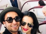 Ranveer Singh, Ameesha Patel share fun moments during flight journey