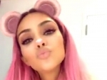 Kim Kardashian now paints her hairs pink 