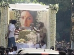 Bollywood superstar Sridevi cremated in Mumbai amid countless admirers paying respects