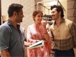 Anushka Sharma shares picture from sets of Sui Dhaaga on social media