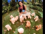 Sunny Leone shares cute image with teddies 