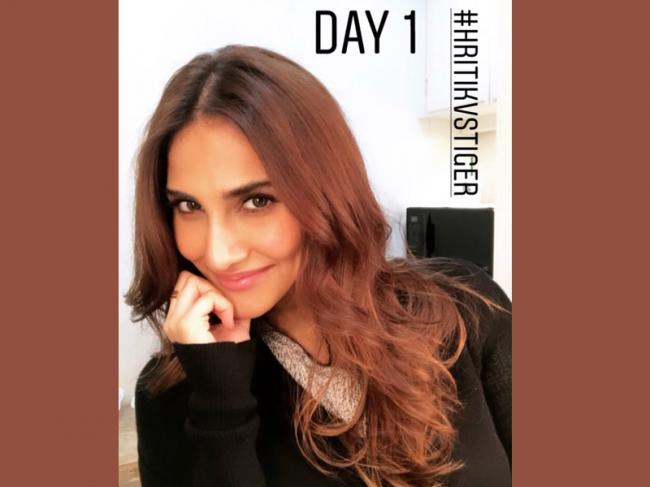 Vaani Kapoor starts shooting for upcoming movie which features Hrithik Roshan, TigerShroff