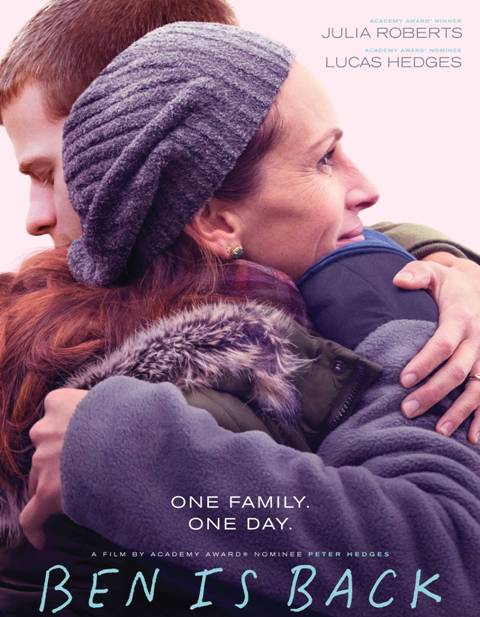 Julia Roberts plays mom to drug addict son in a career defining role in Ben is Back