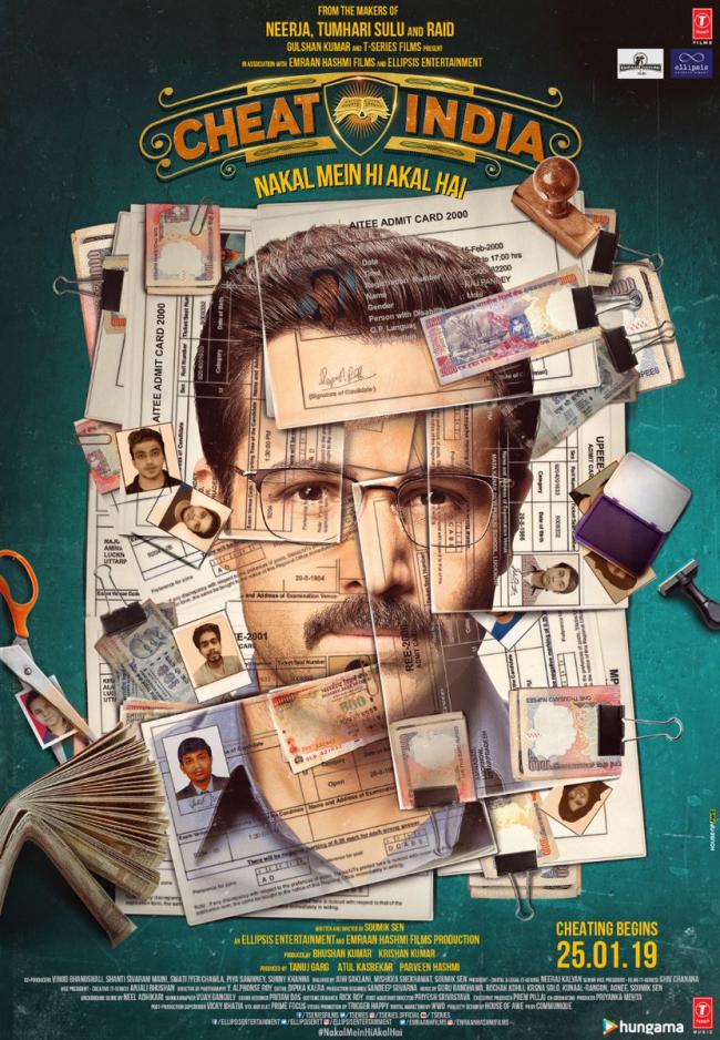 Makers release teaser of Emraan Hashmi's upcoming movie Cheat India Mumbai, Nov 16 (IBNS): Teaser of actor Emraan Hashmi's upcoming movie Cheat India was released on Friday. Sharing the teaser, film critic Taran Adarsh tweeted: 