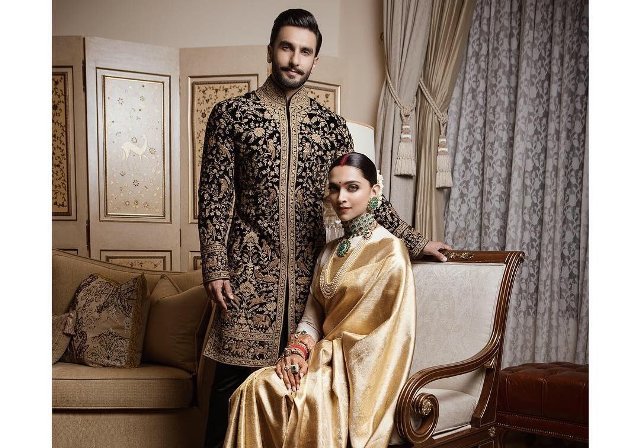 Ranveer Singh shares gorgeous image with Deepika on reception evening