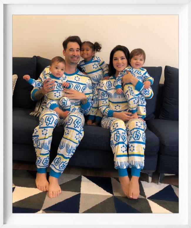 Sunny Leone, Daniel and their kids wish people on Hanukkah 