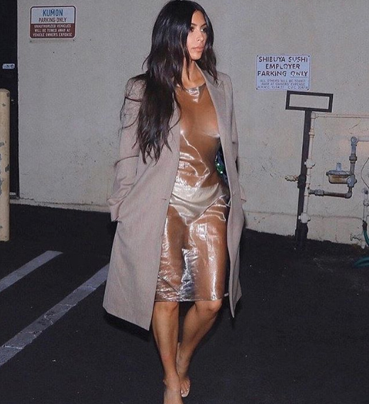 Kim Kardashian looks bold in see-through dress, shares image on Instagram 