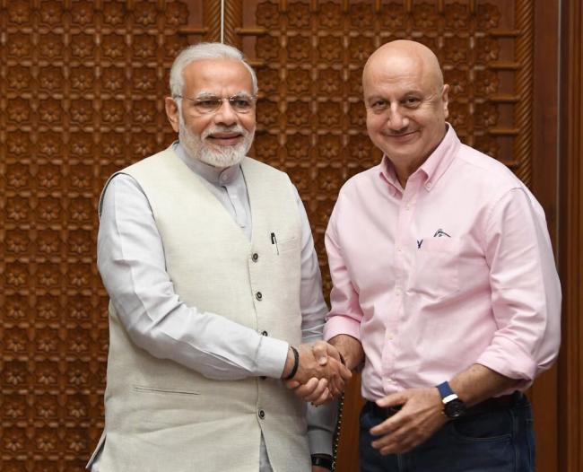Anupam Kher meets PM Narendra Modi