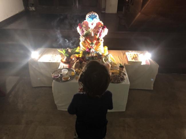 Shah Rukh Khan faces online trolls for sharing image of his son Abram celebrating Ganeshutsav