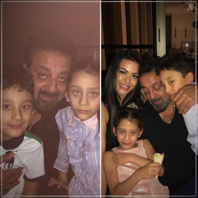 Father's Day: Sanjay Dutt shares endearing picture with his children 